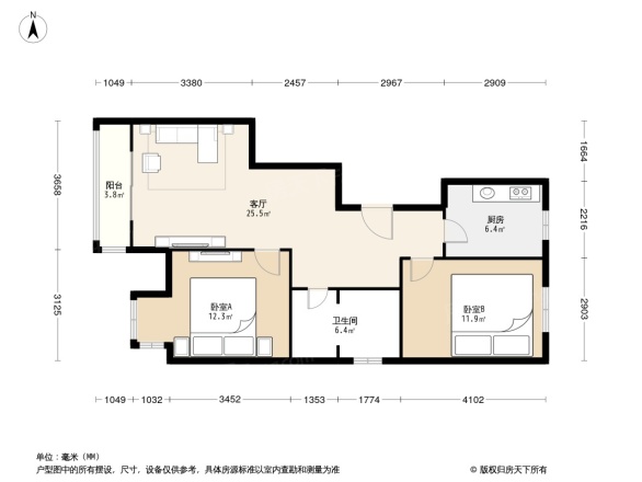 天怡福园户型图