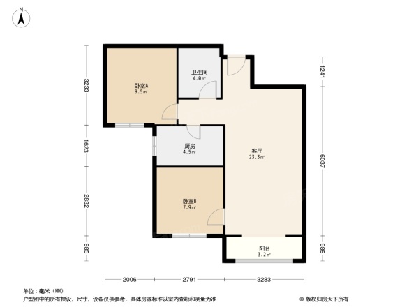 西山奥园户型图