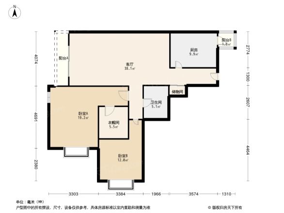 海悦名门户型图