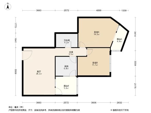 银丰大厦户型图