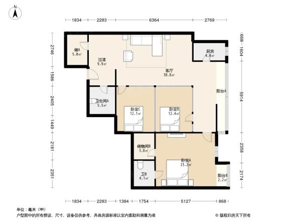 华龙大厦户型图