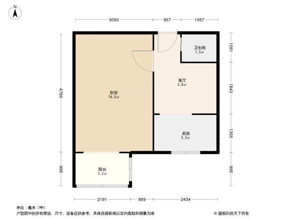 六铺炕小区户型图