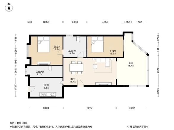 金惠园二里户型图