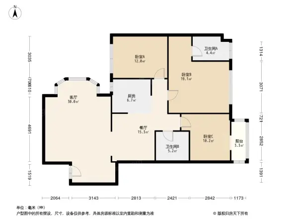 盛景嘉园户型图