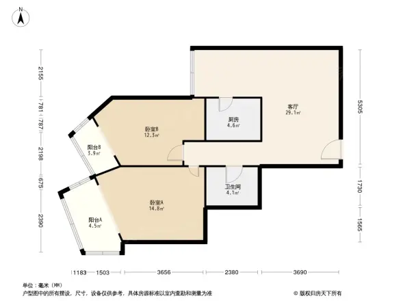 苏州街20号院户型图