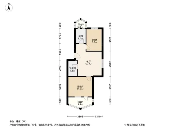 马连洼竹园户型图