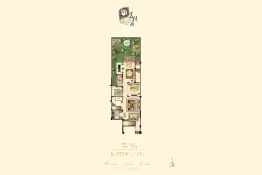 美林湖花园（别墅）6室5厅1厨5卫建面392.0㎡