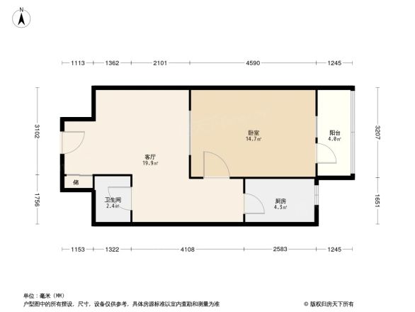 百万庄南里户型图
