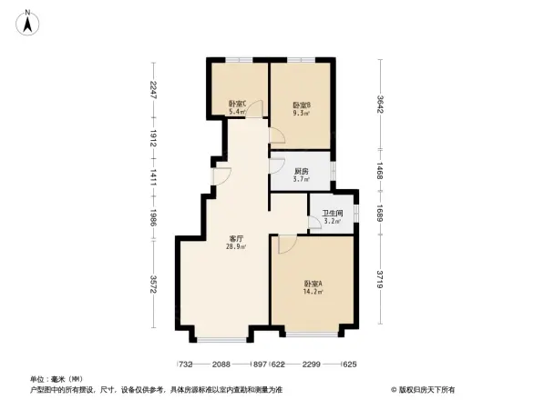 城建万科城户型图