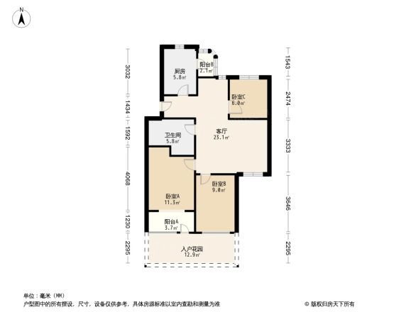 农大绿苑户型图