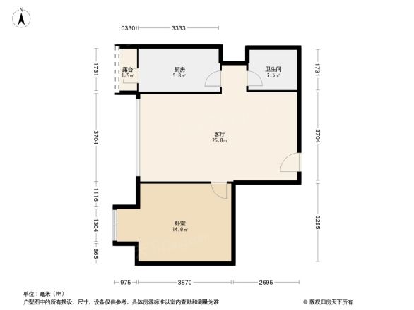 海悦名门户型图