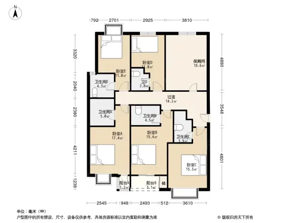 盛景嘉园户型图
