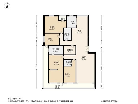 专家国际花园户型图