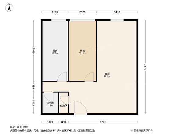 华普花园户型图图片