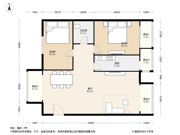 耕天下户型图