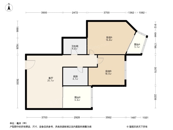 苏州街20号院户型图