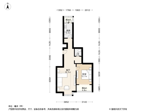 西上园小区户型图