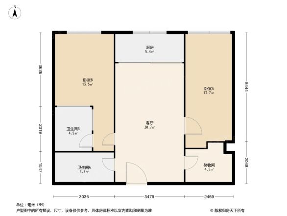 中堂紫熙台公寓户型图