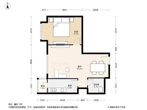 海悦名门户型图