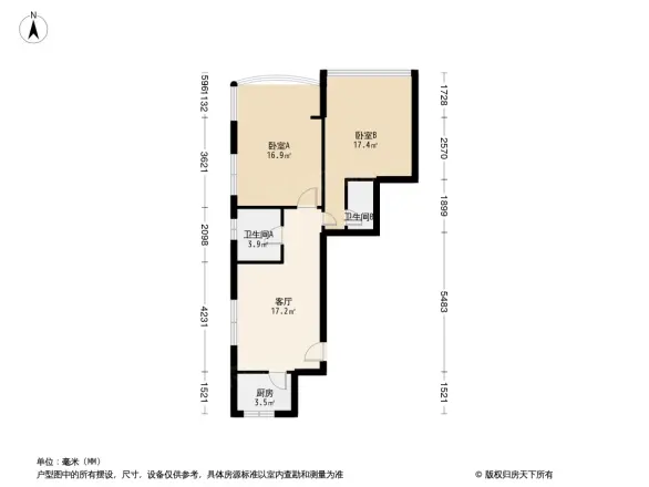 龙脉温泉花园别墅户型图