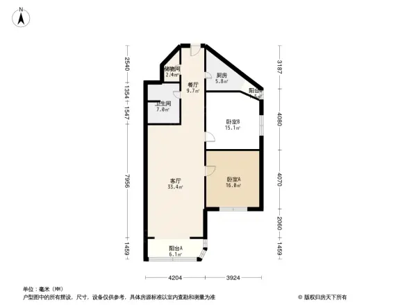 远大园二区户型图