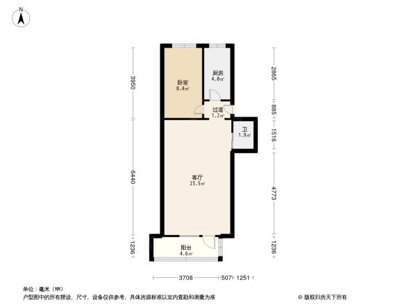 厂洼2号楼户型图
