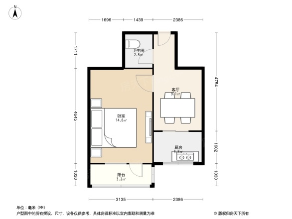 向新西里户型图