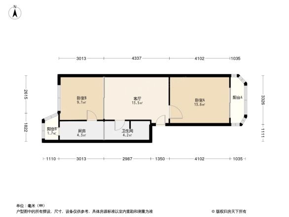 昌平区医院宿舍户型图