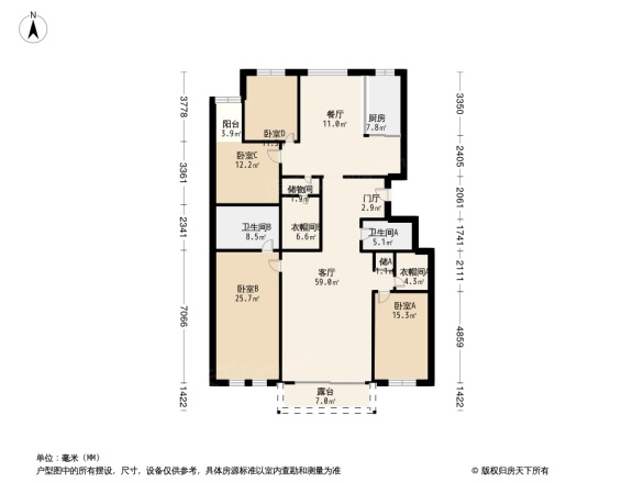 亚运新新家园别墅户型图