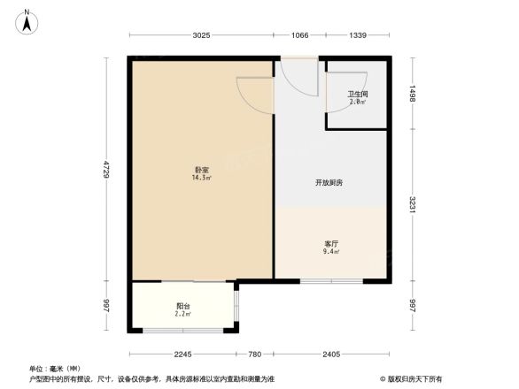 六铺炕小区户型图
