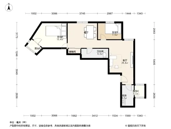 顺义温馨家园户型图