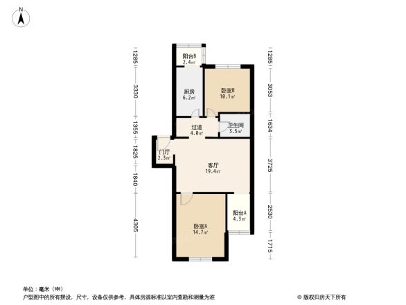 通州京华园户型图