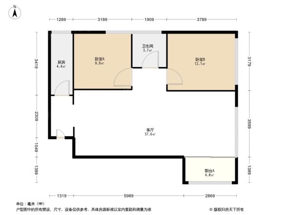 龙湖大名居户型图