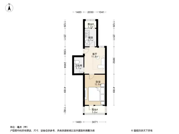 北苑6号院户型图