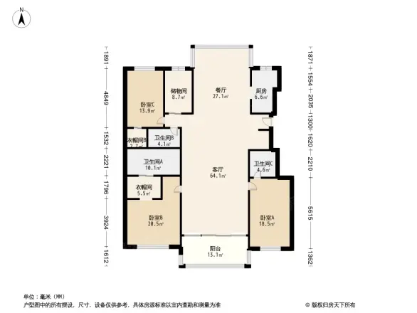 凤凰城四期户型图