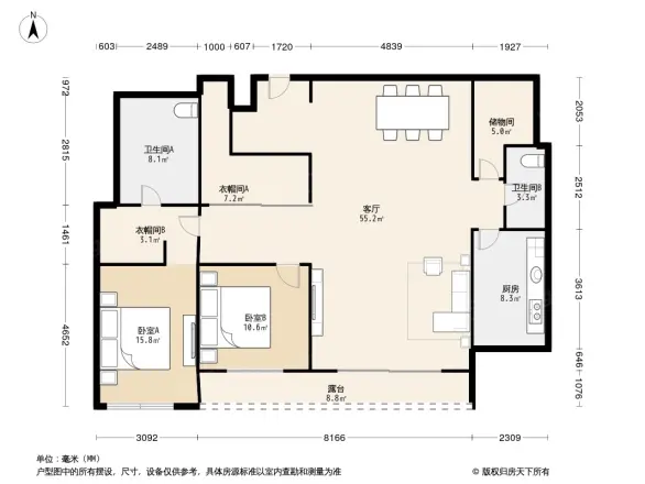 世茂宫园户型图