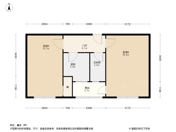 郝家湾小区户型图