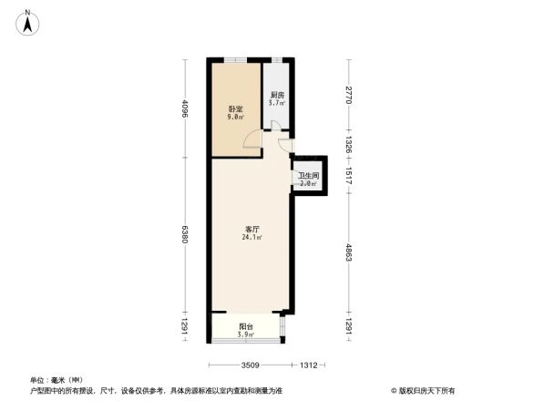 上园村甲6号院户型图