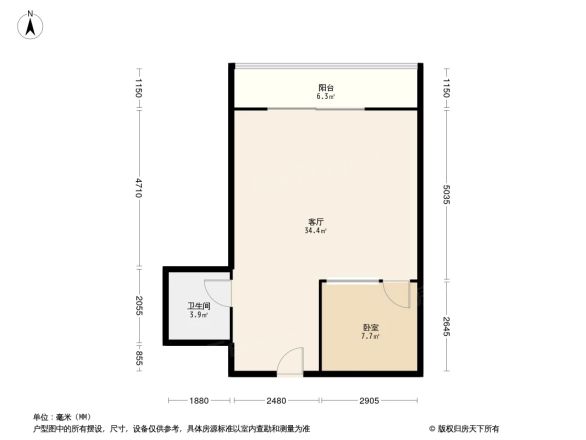 豪柏大厦公寓户型图