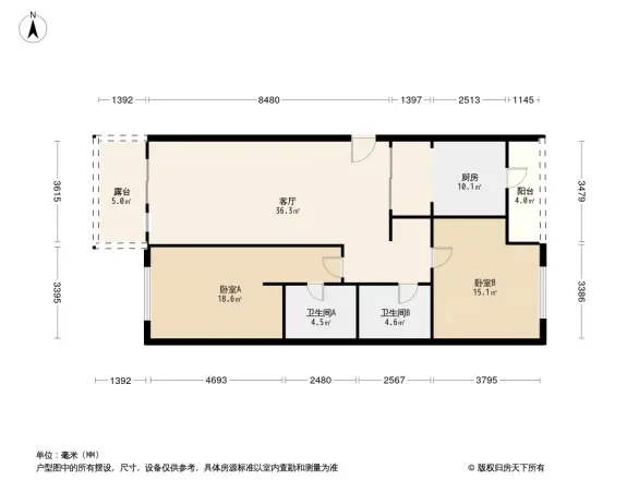 维多莉亚花园公寓户型图