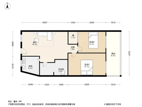 人民大学北路1号院户型图