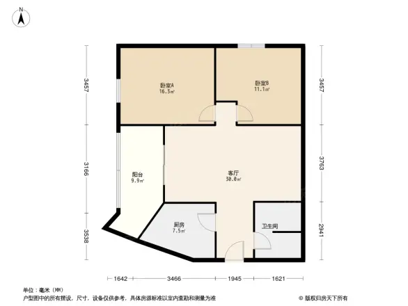 远大园二区户型图