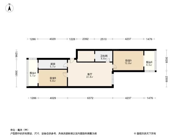 杨庄路8号院户型图