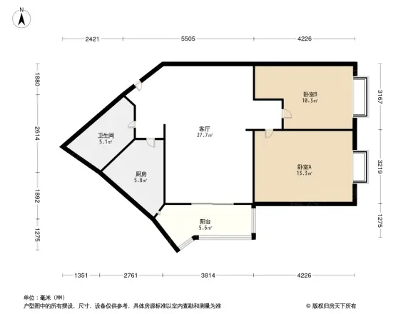 双花园南里二区户型图