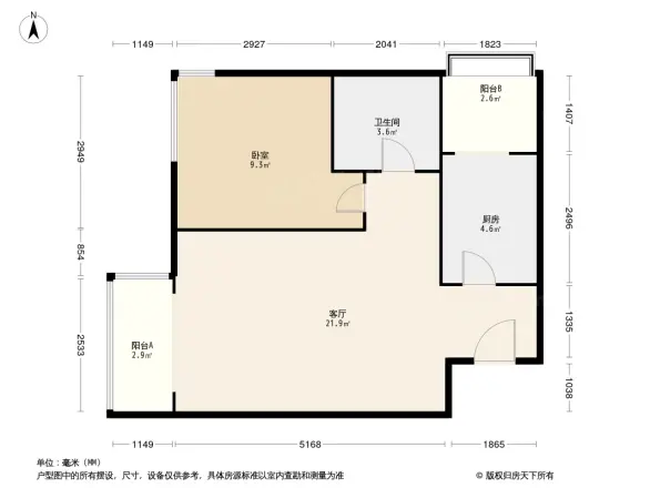 枫桦豪景户型图