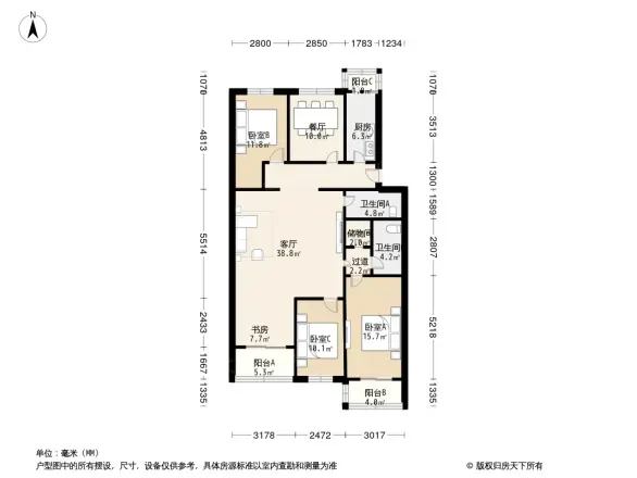 顺义温馨家园户型图