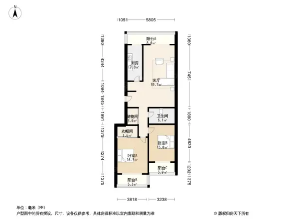 儒林苑户型图