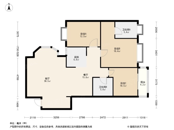 盛景嘉园户型图