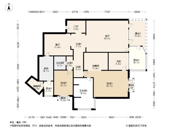 东方之子商住楼户型图