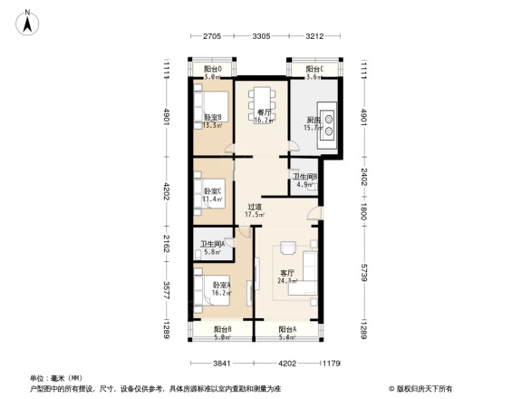 儒林苑户型图